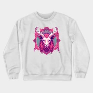 Pink Craft Cult Goat Crewneck Sweatshirt